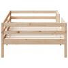 vidaXL Bed Frame 100x200 cm Solid Wood Pine