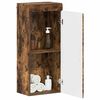 vidaXL Bathroom Wall Cabinet TULUM Smoked Oak 37 x 24.5 x 86 cm