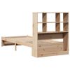 vidaXL Bookcase Bed without Mattress 90x190cm Single Solid Wood Pine