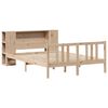 vidaXL Bookcase Bed without Mattress 120x200cm Solid Wood Pine