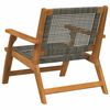 vidaXL Garden Furniture 2 pcs Grey 67 x 78 x 73 cm Solid Acacia Wood