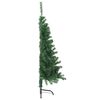 vidaXL Artificial Pre-lit Christmas Tree Green 120 cm PVC