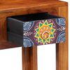 vidaXL Side Table with Drawer with Storage Brown 40 x 30 x 36 cm