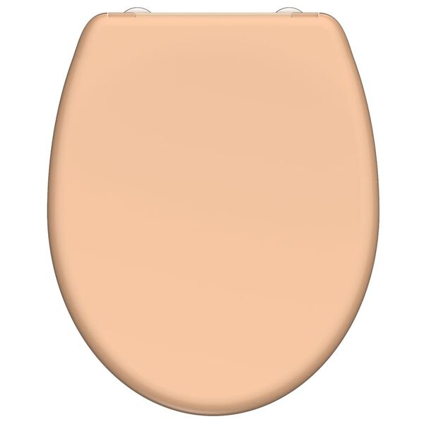 SCH&Uuml;TTE Duroplast Toilet Seat with Soft-Close Quick Release BEIGE
