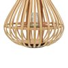 vidaXL Hanging Candle Lantern Holder Bamboo Natural