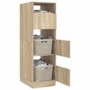 vidaXL Laundry Cabinet Sonoma 50 x 68 x 162 cm Engineered wood