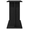vidaXL Aquarium Stand Black Oak 80x35x60 cm Engineered Wood