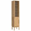 vidaXL Bathroom Furniture Set 4 pcs Wax Brown Solid Pine Wood