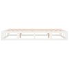 vidaXL Bed Frame without Mattress White 140x200 cm Solid Wood