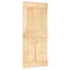 vidaXL Sliding Door with Hardware Set 90x210 cm Solid Wood Pine