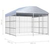 vidaXL Outdoor Dog Kennel with Roof 300x300x200 cm