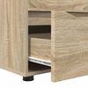 vidaXL Storage Cabinet Sonoma Oak 40 x 48 x 57 cm Engineered Wood