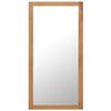 vidaXL Mirror 60x120 cm Solid Oak Wood