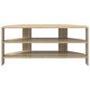 vidaXL Corner TV Cabinet Sonoma Oak 102x40.5x45cm Engineered Wood