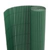 vidaXL Garden Fence Double-Sided Green 1.8x5 m PVC