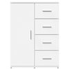 vidaXL Sideboards 2 pcs White 59x39x80 cm Engineered Wood