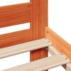 vidaXL Bed Frame without Mattress Wax Brown 90x190 cm Single Solid Wood Pine