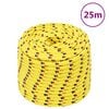 vidaXL Boat Rope Yellow 12 mm 25 m Polypropylene