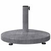 vidaXL Parasol Base Dark Grey Wood look 48 x 48 x 32 cm