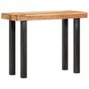 vidaXL Console Table 100x40x76 cm Solid Acacia Wood