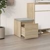vidaXL Box Drawer Sonoma Oak 40.5x40x40 cm Engineered Wood