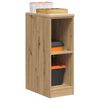 vidaXL Garage Storage Cabinet Artisan Oak 30x51x85 cm Solid Wood Pine