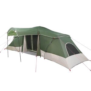 vidaXL Family Tent with Roof Green and Grey 721 x 335 x 212 cm