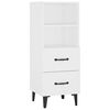 vidaXL Sideboard White 34,5x34x90 cm Engineered Wood