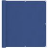vidaXL Balcony Screen Blue 110 x 400 cm Oxford Fabric
