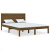 vidaXL Bed Frame without Mattress Honey Brown 140x190 cm Solid Wood Pine