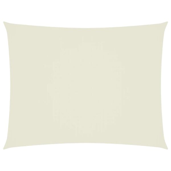 vidaXL Sunshade Sail Oxford Fabric Rectangular 5x6 m Cream