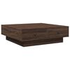 vidaXL Coffee Table Brown oak 90x90x28 cm Engineered Wood