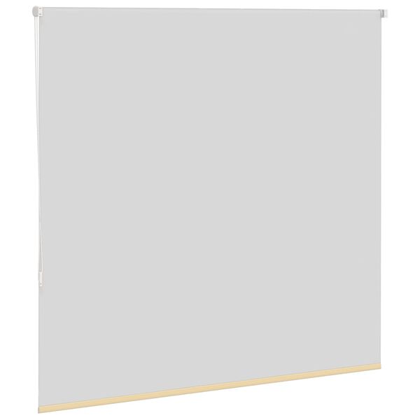 vidaXL Roller Blind Blackout Beige 145x130 cm Fabric Width 141.6 cm Polyester