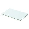 vidaXL Shelf Panel Glass Clear 50x25 cm