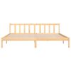 vidaXL Bed Frame without Mattress Solid Wood Super King Size