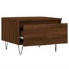 vidaXL Coffee Tables 2 pcs Brown Oak 50x46x35 cm Engineered Wood