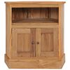 vidaXL Corner Sideboard 60x45x60 cm Solid Teak Wood