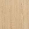 vidaXL Bathroom Cabinet Sonoma Oak 80x33x60 cm Engineered Wood