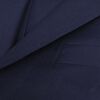 vidaXL Three Piece Men's Business Suit Size 54 Navy Blue