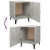 vidaXL Bedside Cabinets 2 pcs Concrete Grey Engineered Wood