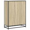 vidaXL Book Cabinet Sonoma Oak 80.5x35x107.5 cm Engineered Wood
