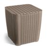 Keter Garden Side Table | Cappuccino | Polypropylene | Small | Storage