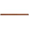 vidaXL Window Sill Brown Wood 120 x 10 x 4.5 cm PVC