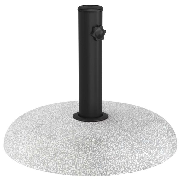 vidaXL Parasol Base Manual Light Grey Stone 45 x 45 x 40 cm Concrete
