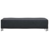vidaXL Loungers Cover Plain Black 74 x 210 x 40 cm Fabric