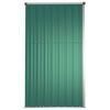 vidaXL Garden Tool Shed Green 225x89x161 cm Galvanised Steel