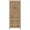vidaXL Highboard with Drawer 2 pcs Artisan Oak Engineered Wood