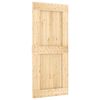 vidaXL Sliding Door with Hardware Set 90x210 cm Solid Wood Pine