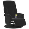 vidaXL Massage Recliner Chair Black 91 x 71 x 105 cm Velvet