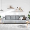 vidaXL Sofa Set Light grey Fabric
